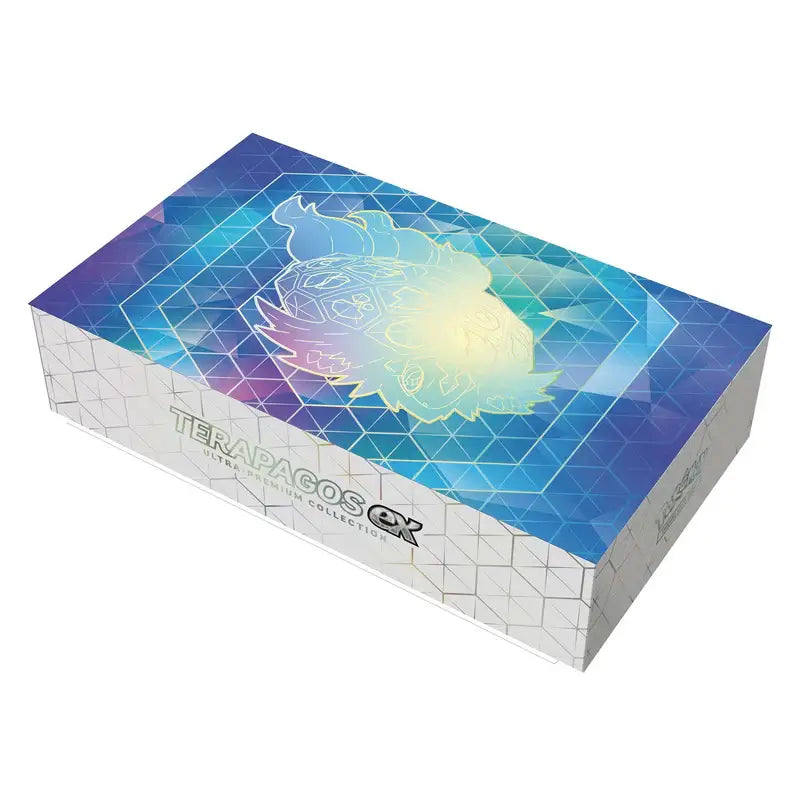 Terapagos EX Ultra-Premium Collection box featuring Legendary Pokémon design with Terastal energy theme.
